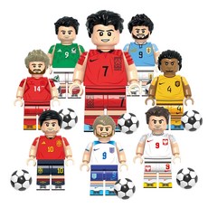 블레오 FIFA 피파 월드컵 축구 중국 레고 호환 피규어 프리미어 리그 팀 선수, 1개