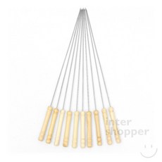 라온픽 손잡이 바베큐꼬치 10p 바베큐꼬치세트