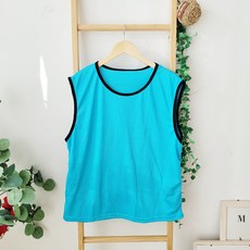 축구 조끼 식별 유니폼형 팀 블루