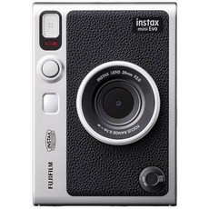 Fujifilm 富士 instax mini Evo 混合式拍立得相機 復古設計, 1個, 主機+雙包裝1盒20張(顏色備註,32g, miniEvo