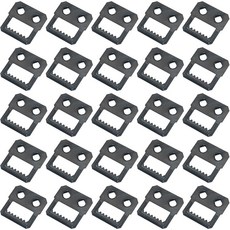 [ 997290 ] FMHXG 50개 사진 프레임 백보드 숨겨진 후크 철제 고정 톱니 28 x 27mm 가시 걸이 하드웨어 액세서리 홈 데코 갤러리 디스플레이 블랙, [ 997290 ] FMHXG 50개 사진 프레임 백보