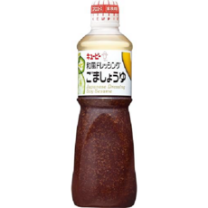 Kewpie 큐피 일본식 참깨간장 드레싱 1L 와후 고마쇼유 신맛, 1개