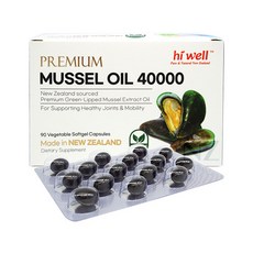 하이웰 프리미엄 초록입홍합 오일 40000 90 소프트젤, 5개, 90정