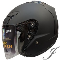LUBRO AIR TECH 消光黑 內襯可拆 安全帽 雙D扣 R帽 遠古騎士, 1個, 消光黑-2XL, 消光黑-2XL