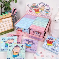 蠟筆小新系列 蠟筆小新印花紙巾學生便攜式小包抽紙面巾紙卡通動漫衛生紙餐巾紙, 1個, 藍色蠟筆小新印花抽紙(40抽),共1包-嘗鮮