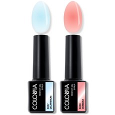 칼라피아 원스텝 퍼펙트젤 시럽 젤네일 세트, 1세트, 04. 델피니움+거베라