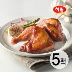 하림 리얼 마늘훈제치킨 반마리, 210g, 5개