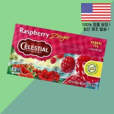 홍차 Celestial Seasonings 천상의 계절 야생 베리 진저 티 카페인 프리 티백 20개입 1박스