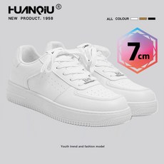 환큐 구락국조 7CM 키높이 가죽 스니커즈