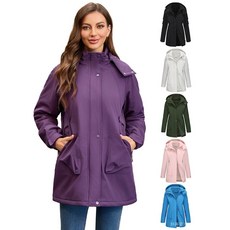 秋冬季可拆卸防風保暖登山外套女式休閒衝鋒衣棉衣女派剋服女