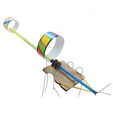 삼각 원형 고리 비행기 만들기 과학키트 5인용 과학교구 놀이키트 과학실험키트 관찰, 1개