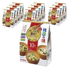 marukome 料亭之味即溶顆粒味噌 10包入, 12個