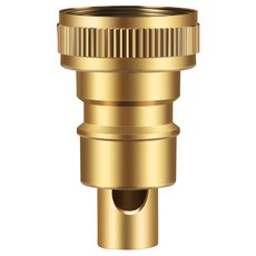 洗衣機水龍頭專用止水閥 通用防脫落自動止逆閥, 1個, 不銹鋼鍍銅4分自動止水接頭-全銅內芯（送