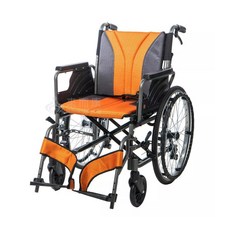 來而康 均佳 機械式輪椅 JW-160 鋁合金 輪椅 多功能型 輪椅補助B款附加功能A款 贈 輪椅置物袋 JW160, 1個, 18吋,12吋, 座寬18吋 後輪12吋