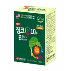 일양약품 징코큐텐 플러스 30캡슐 브레인푸드 은행잎추출물영양제 은행추출물