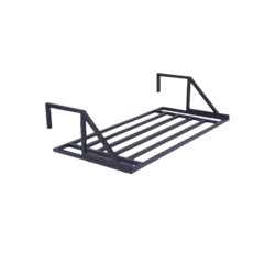 스테인레스 스틸 창틀선반 고층 창틀용 걸이식 베란다화분걸이 문걸이 빨래건조대 창틀고리, 블랙, 20*39.5*60cm