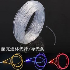 進口光纖 導光條 軟式 LED 燈眉 尾燈 裝飾燈, 1個, 3.5MM光纖 (1單位100公分)
