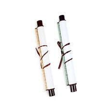 더가몽 화선지 롤 족자 2p 캘리그래피, 그린