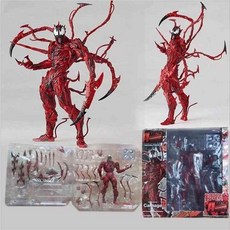 스파이더맨 마일즈 평행우주 2 우주관절 SHF 마블 장난감, 학살  18cm 다중 액세서리 + 브래킷   평생 보증, 1개