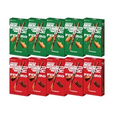 아몬드 빼빼로32G +초코 빼빼로46G, 10개, 32g