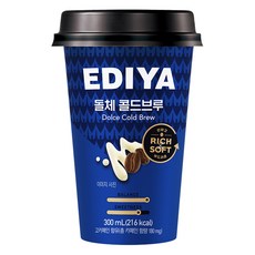 이디야 컵커피 돌체 콜드브루, 300ml, 10개