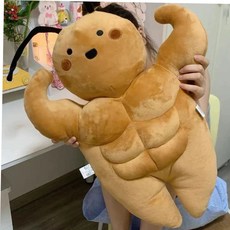 안고자는쿠션 베개 인형 필로우 안고자는 대형 쿠션 바퀴벌레 바디 근육 1P, 본상품, 상세페이지 참조