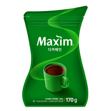 맥심 디카페인 커피 리필, 170g, 1개입, 2세트