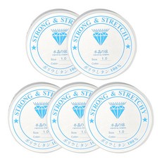 삼팔공스튜디오 악세서리 비즈 공예 팔찌 목걸이 반지 만들기 재료 스트링 우레탄 줄