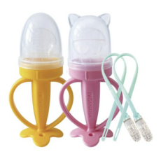 앙쥬 과즙망 2종, 황금바나나(yellow) 고양이(pink), 3세트