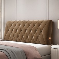 스플릿 가죽 대형 등받이 쿠션 침대 벽 방수, E. 비둘기 색