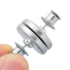 磁吸窗簾扣 強磁免縫 金屬窗簾固定扣 多尺寸可選 (17mm 20mm 25mm), 中/20mm, 3件