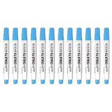 문교 멀티 초크펜, 블루, 12개