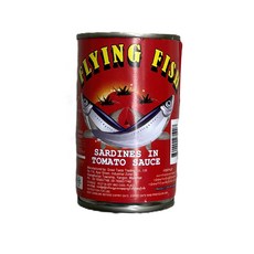 미얀마 플라잉 피쉬 토마토 정어리캔 / Myanmar Flying Fish Tomato Sardines in Sauce, 10개, 160g