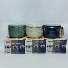 Quasi 1500ml 不鏽鋼附蓋湯碗 304不鏽鋼泡麵碗, 1個, Quasi簡單生活附蓋湯碗