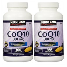 Kirkland CoQ10 커클랜드 코큐텐 300mg 100정 2팩, 2개