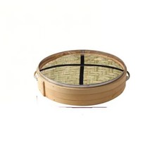 52cm 竹編蒸籠 純手工 商用家用竹條籠屜, 1個, 【精品】加固升級全竹大蒸籠,43cm全竹蓋, 43cm
