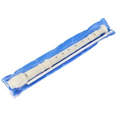 兒童塑料玩具 豎吹樂器, 1個, E2901 豎笛 白色30cm