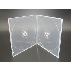 【臺灣製造】雙片裝5mmPP霧透CD盒/DVD盒/光碟盒(12公分光碟片適用), 1套, 5mm雙片款PP盒
