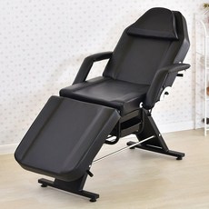 마사지 베드 접이식 왁싱 시술용 마사지베드 의자 피부관리 한의원 반영구 문신 안마, 공식 기본형, 검정색 판형