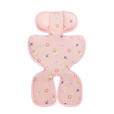 GIO Pillow 超透氣涼爽推車坐墊 豪華款, 水手熊粉, 1個