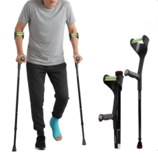 조인메이드 보행보조 팔꿈치 엘보 클러치 접이식 목발, 1개