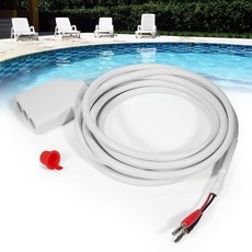 Salt Cell Cord 952-SVC 3.7m(12피트) 3핀 커넥터 오토파일럿 952 바닷물 염화 시스템과 호환 Pool Pilot Digital 75003 Nano, Salt Cell Cord 952-SVC, 3.7m(1