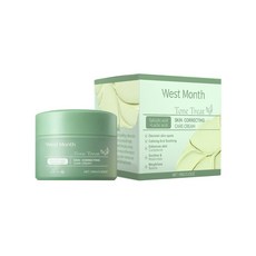 WEST MONTH 皮膚清潔磨砂膏 溫和去角質 臉部滋潤細膩, 1個, 100g(僅供外貿出