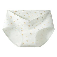 小碎花孕婦內褲 V型低腰托腹 10A抑菌純棉襠 懷孕期專用女士內褲