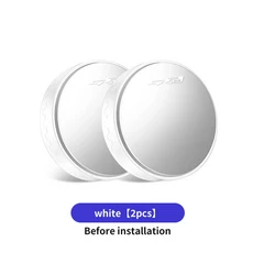 호환 차량 사각지대 보조 백미러 넓은 360 ° 라운드 미러 기아 gt gtline Xline ceed Forte RIO Stinger, 02 white-2PCS, 01 China Mainland