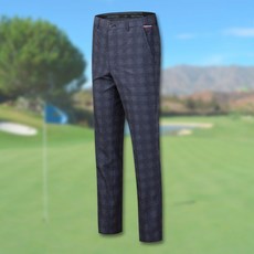 CONFIAR 男士隱藏式鬆緊腰帶高爾夫長褲 TC1802