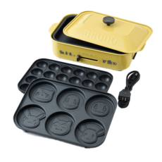 BRUNO 寶可夢多功能電烤盤 BOE118YE 黃色限定款