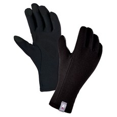 【mont-bell】女 Trail Action Gloves 可觸控保暖手套 黑/葡萄酒紅NO.1118270, 葡萄酒紅,L, 1個