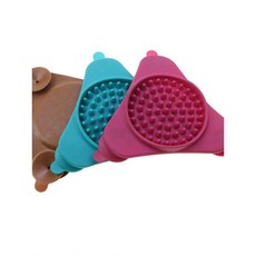 반려동물 식기 머스코 24FS25 강아지 고양이 리킹매트, 2개, 브라운