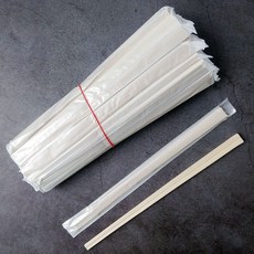 일회용 나무젓가락 비닐포장 위생저, 1개, 1000개입